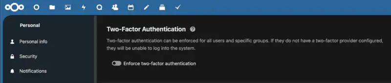 Nextcloud MFA