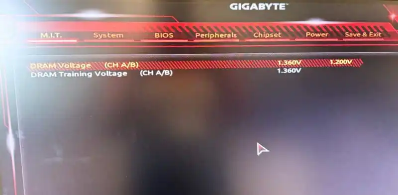 BIOS Memory Settings