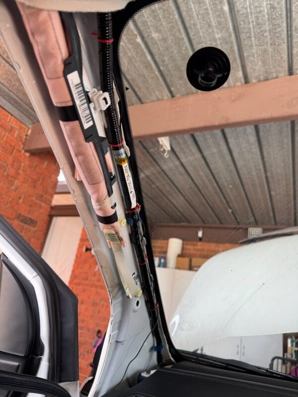 Routing the Microphone Cable